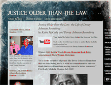 Tablet Screenshot of justiceolderthanthelaw.com